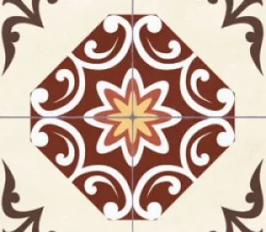 UKURAN 30 X 30 Roman GTA332723R dGaudy Ottagono 30 x 30<br> 2 roman_gta332723r_dgaudy_ottagono_30_x_30