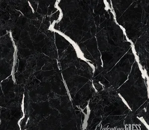 UKURAN 100 X 100 VALENTINO GRESS CARRARA BLACK 100 X 100<br> 1 valentinogress_black_carrara_100_x_100