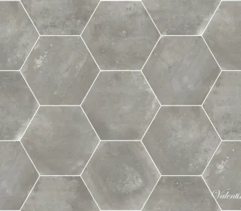 VALENTINO GRESS HEXAGON GRIGIO 52 x 60 2