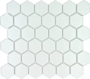 VENUS POTTERY HEXAGON MAXI WHITE 1